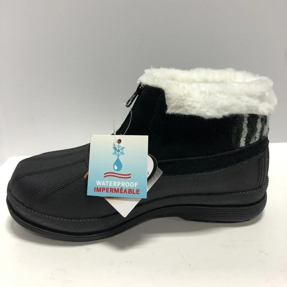 Propet Women’s Lumi Winter Boots Black, Size 6 Wide